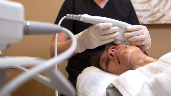 Ultherapy during treatment